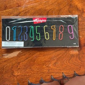 Highlights number paper clips